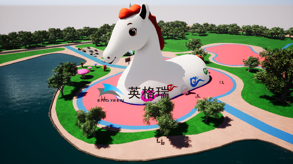 打造網(wǎng)紅運(yùn)動(dòng)場(chǎng)地，萌馬主題氣膜體育館全新來(lái)襲
